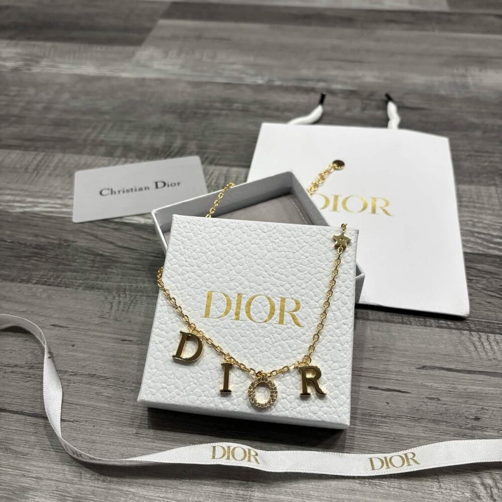 Dior Lettered Necklace